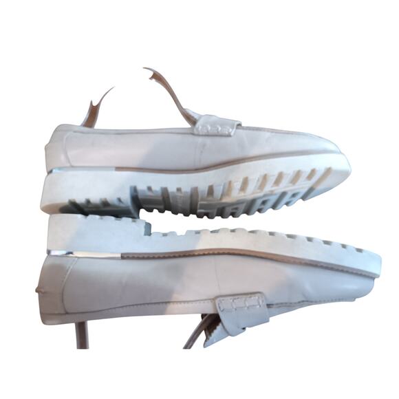 Franco Sarto Cedra Penny Loafer shoes Cream light beige size 9.5M  *K - Picture 7 of 7